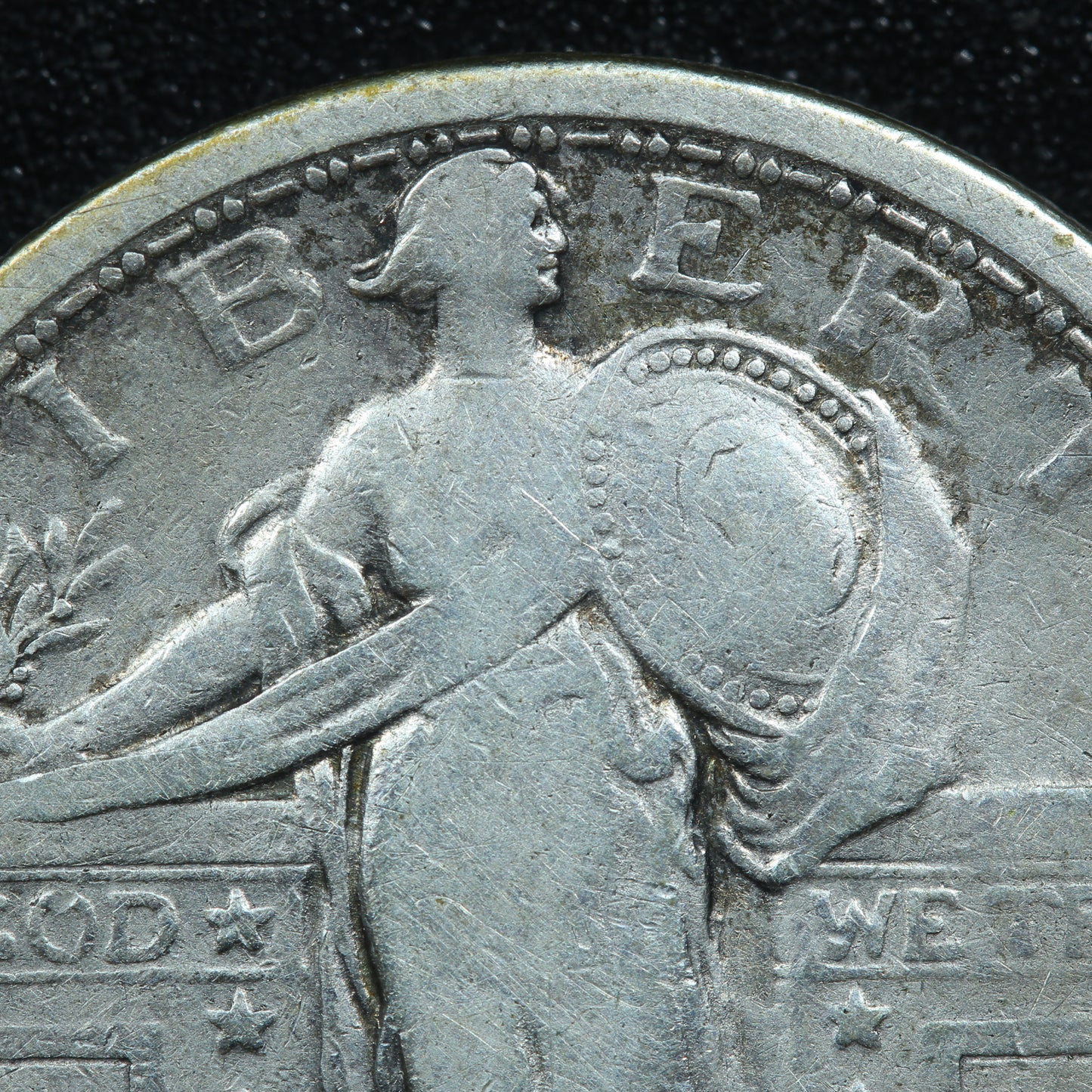 1917 S (San Francisco) Standing Liberty 90% Silver Quarter Variety 1