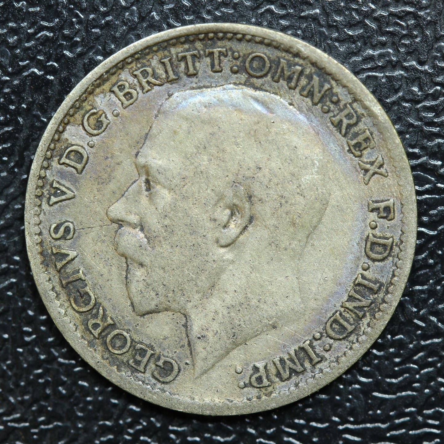 1920 Great Britain 3 Pence Threepence Silver Coin - KM# 813a