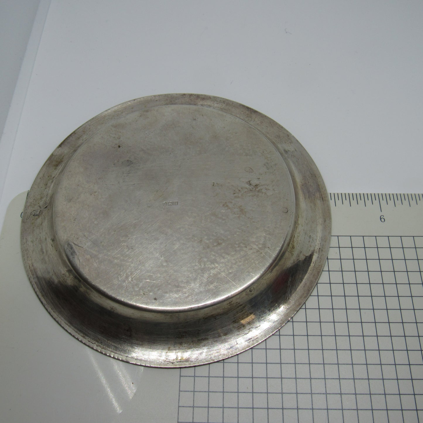 Vintage Egyptian .900 Silver Sterling Small Plate Dish 1939-1940 - Beautiful!