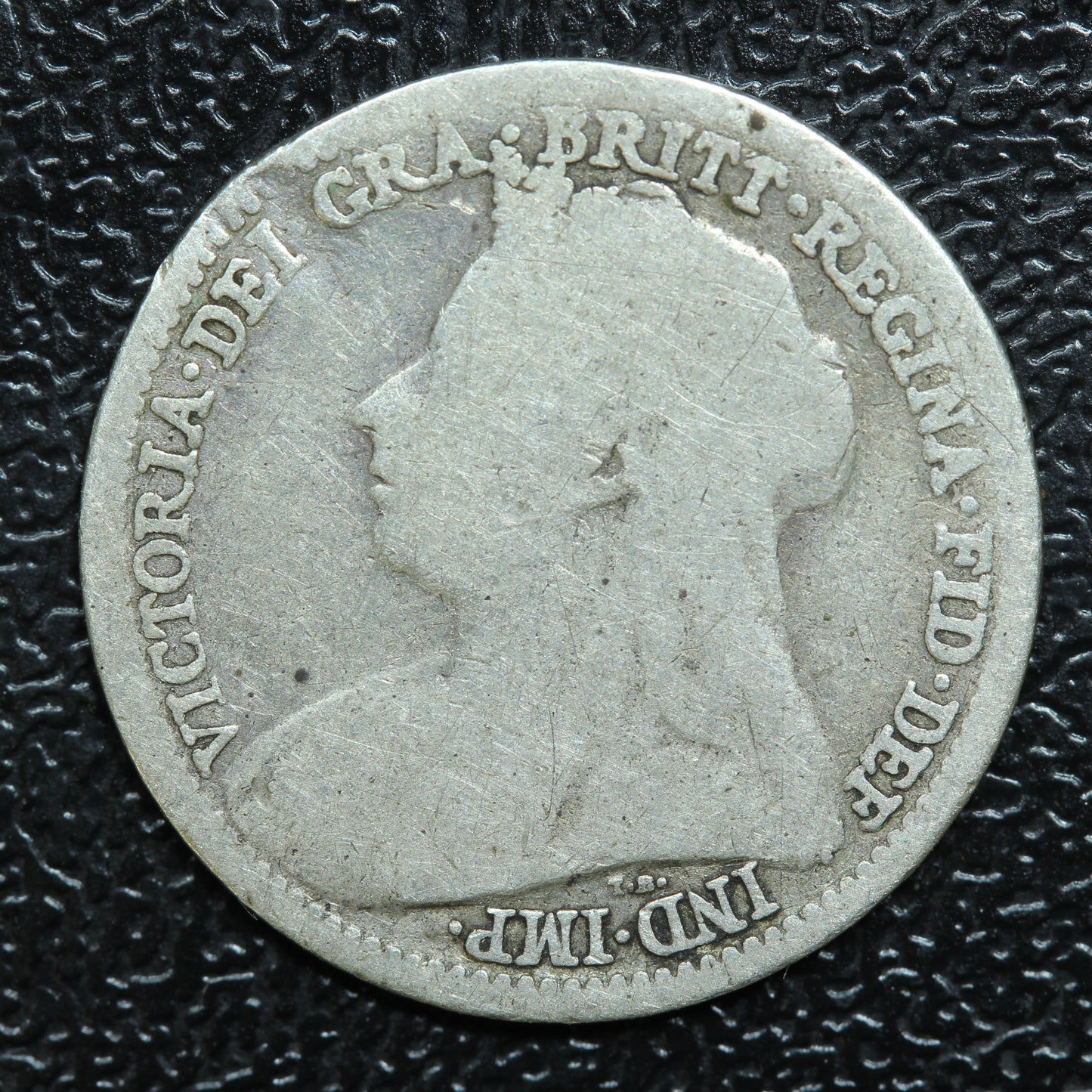 1897 Great Britain 3 Pence Threepence Silver Coin - KM# 777