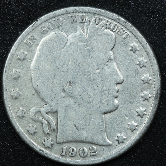1902 Barber Silver Half Dollar - Philadelphia
