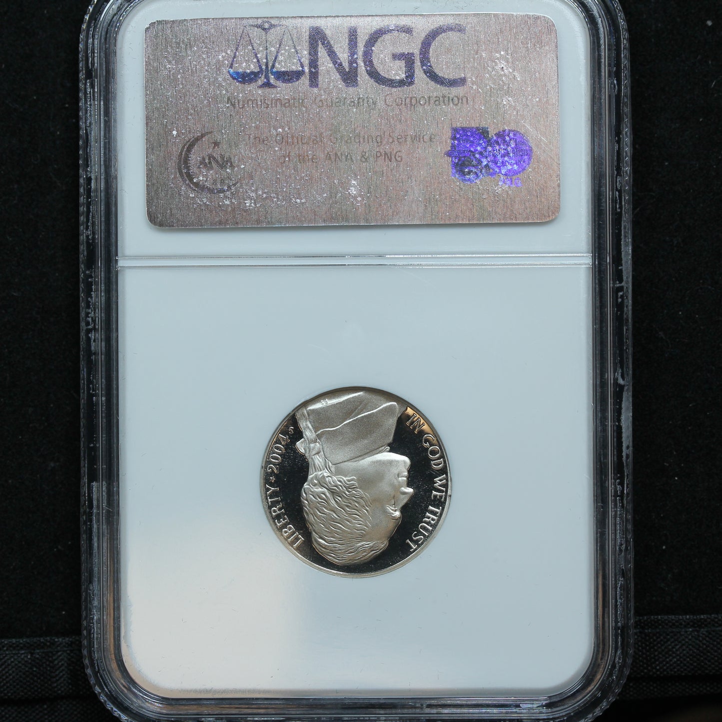 2004 S (San Francisco) 5c Jefferson Nickel Handshake - NGC PF 69 UCAM