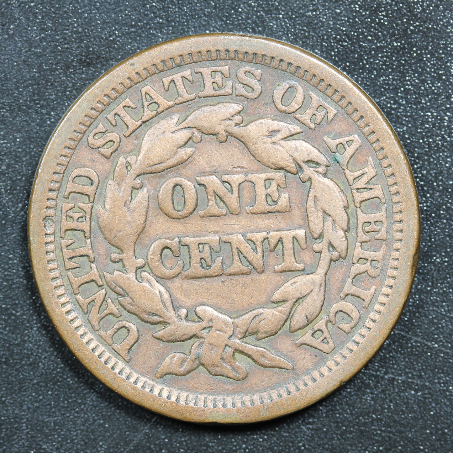1849 Braided Hair Large Cent 1C Penny