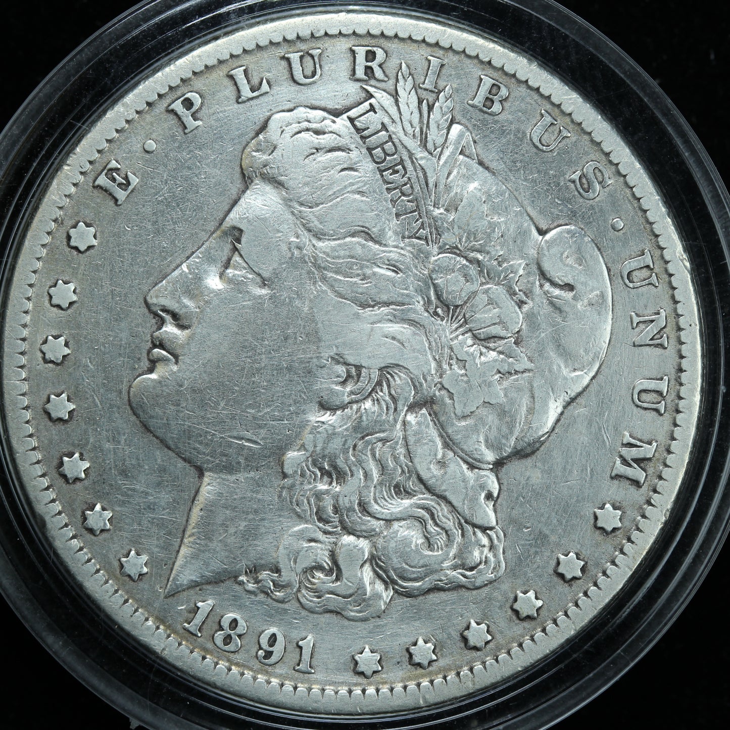 1891 P Morgan Silver Dollar - Philadelphia