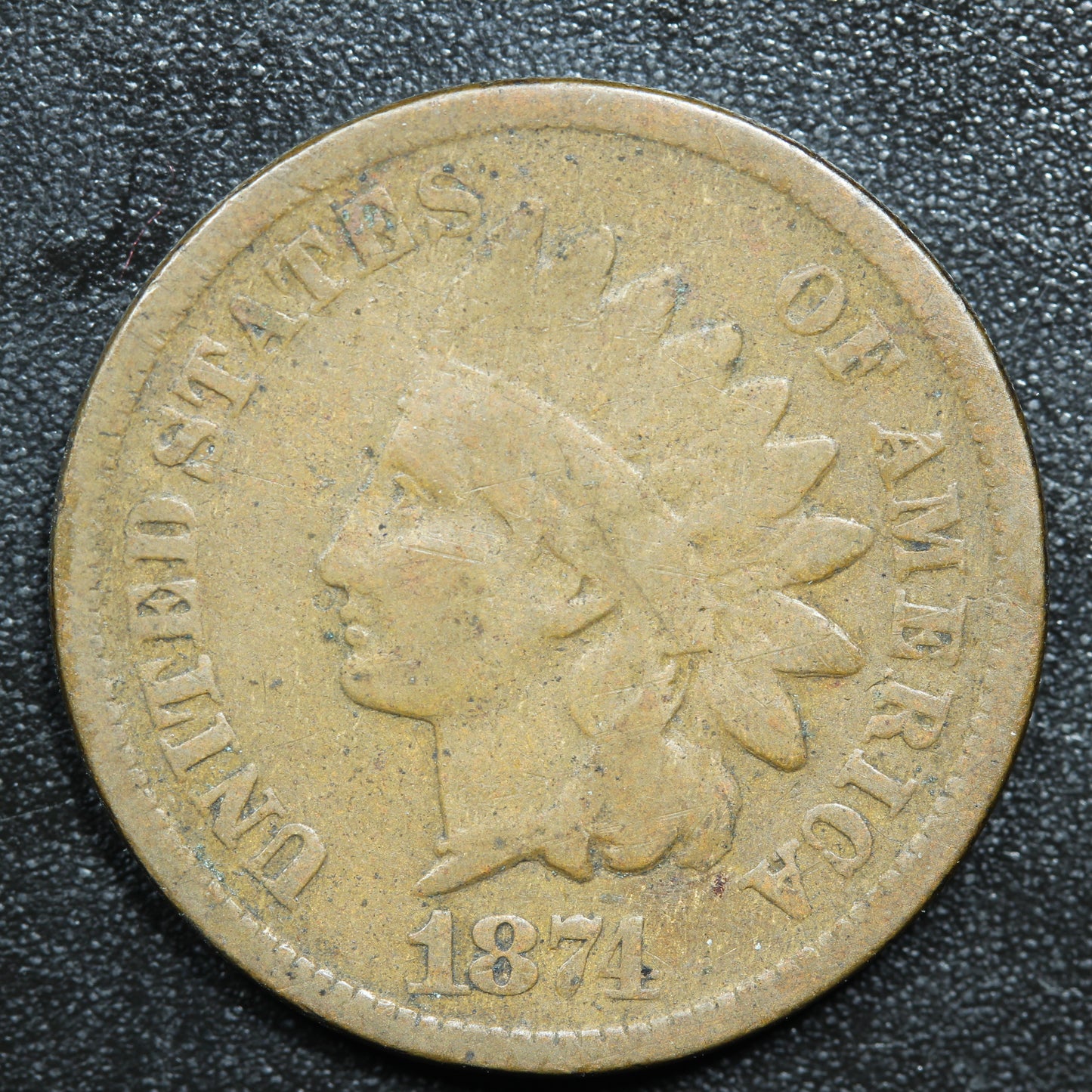 1874 Indian Head Penny