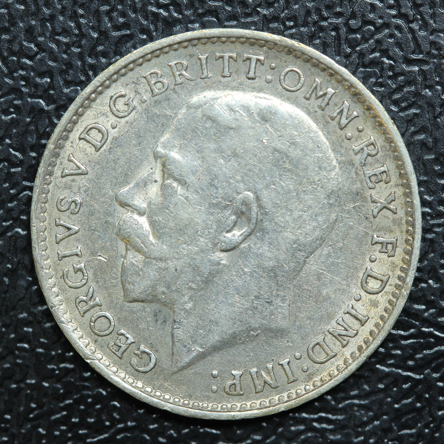 1917 Great Britain 3 Pence Threepence Silver Coin - KM# 813