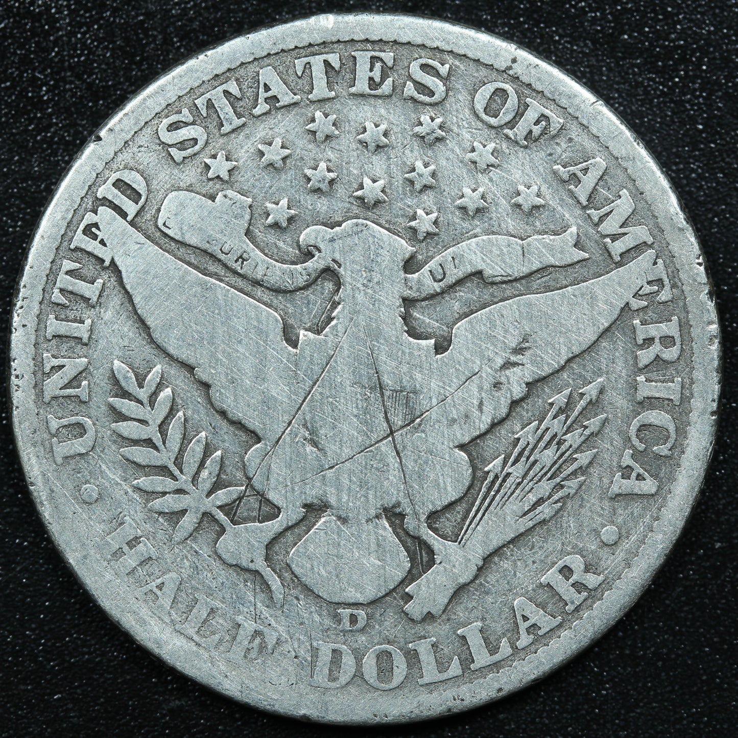1906 D Barber Silver Half Dollar - Denver