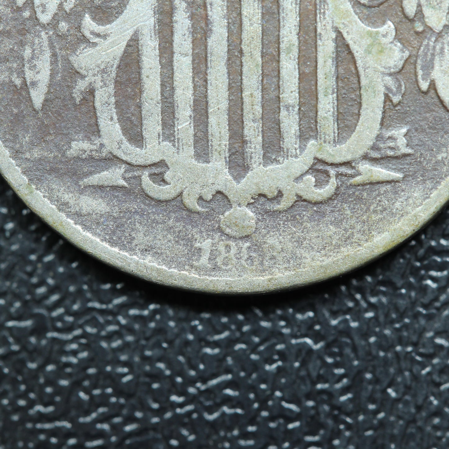 1868 Shield Nickel 5 Cents 5c Five Cents