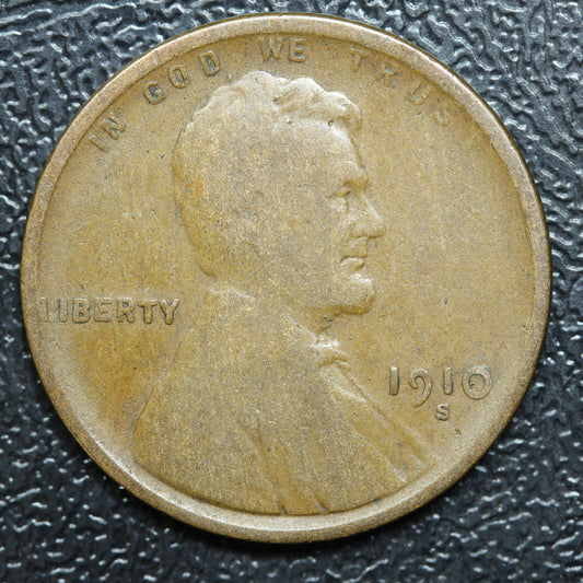 1910 S Lincoln Wheat Penny Key Date Nice Condition