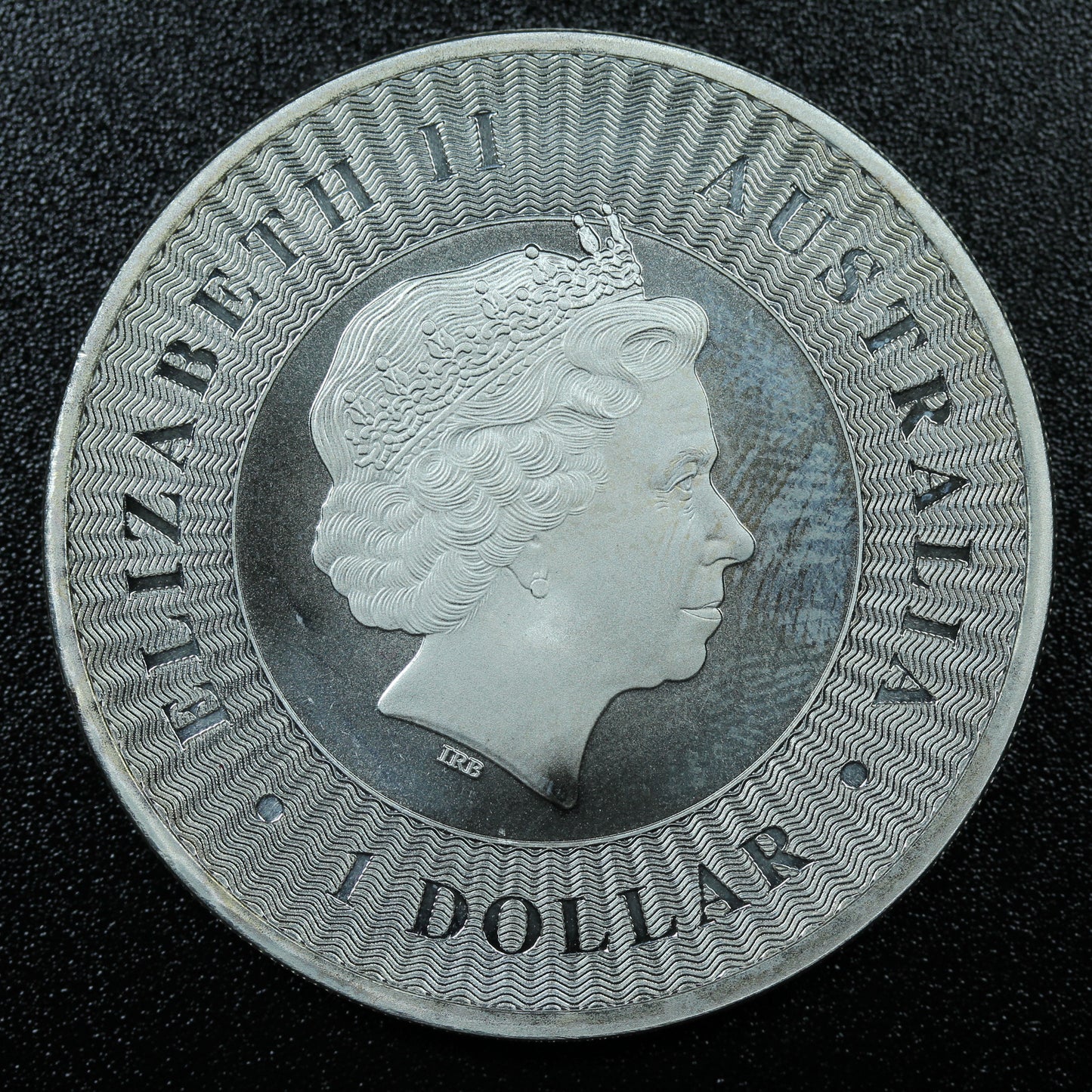 2016 1 oz Silver .9999 Fine Silver Australian Kangaroo $1 Coin - Spots