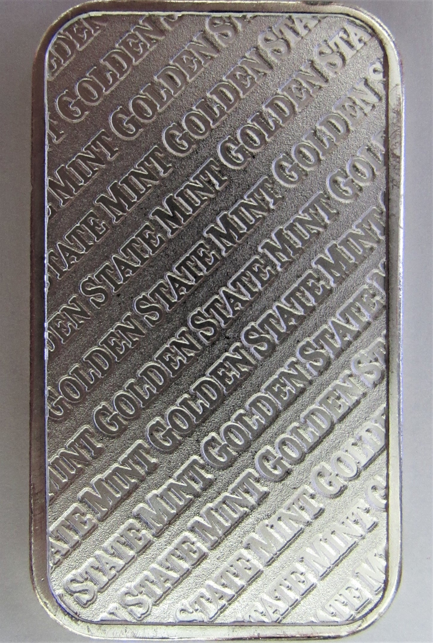 1 oz .999 Fine Silver Golden State Mint (GSM) Silver Bar