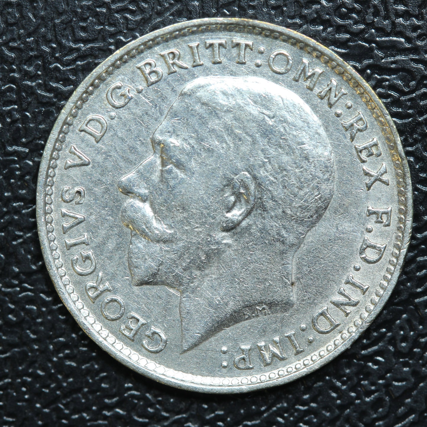 1919 Great Britain 3 Pence Threepence Silver Coin - KM# 813