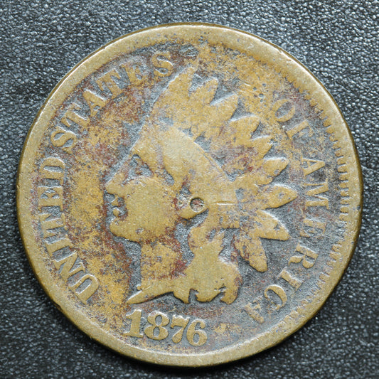 1876 Indian Head Penny