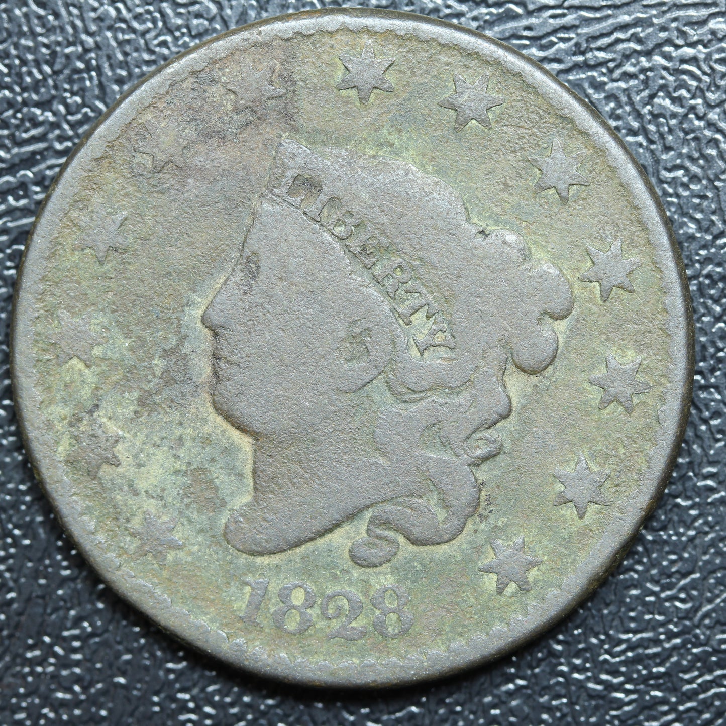 1828 Large Narrow Date Liberty Head Large Cent