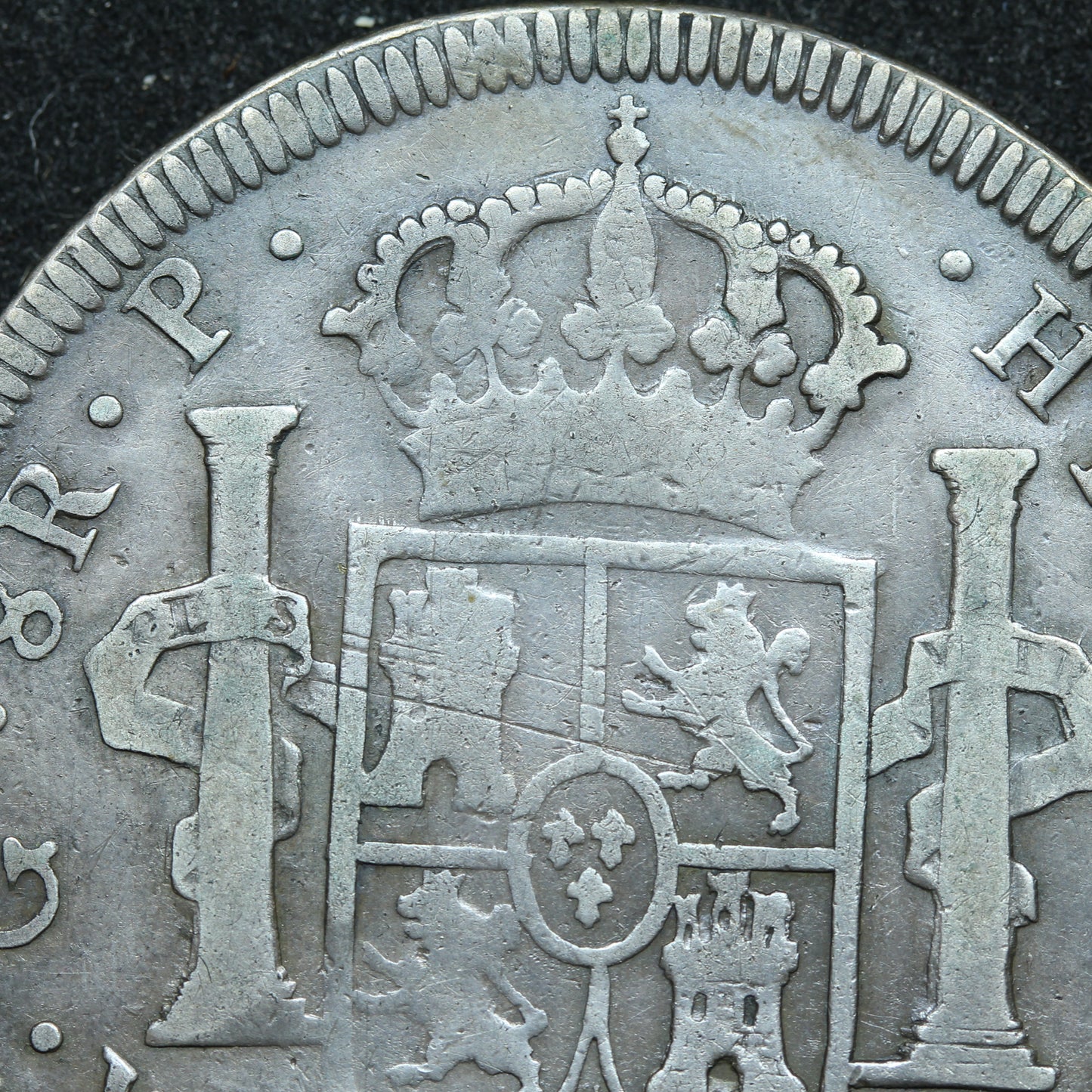 1773 8 Reales Guatemala Silver Coin - Charles III - KM# 36.1