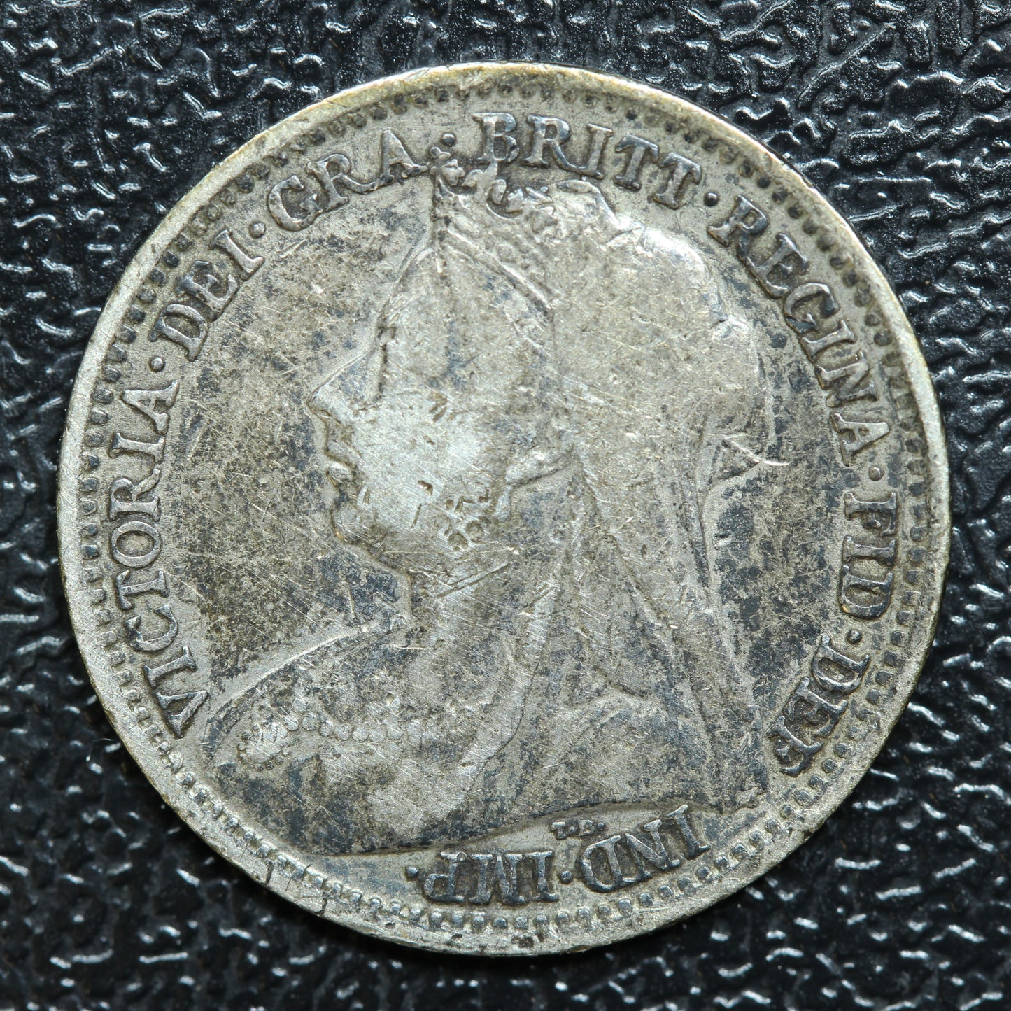 1899 Great Britain 3 Pence Threepence Silver Coin - KM# 777