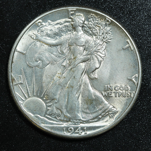 1941 P Philadelphia Liberty Silver Half Dollar 50c Great Condition