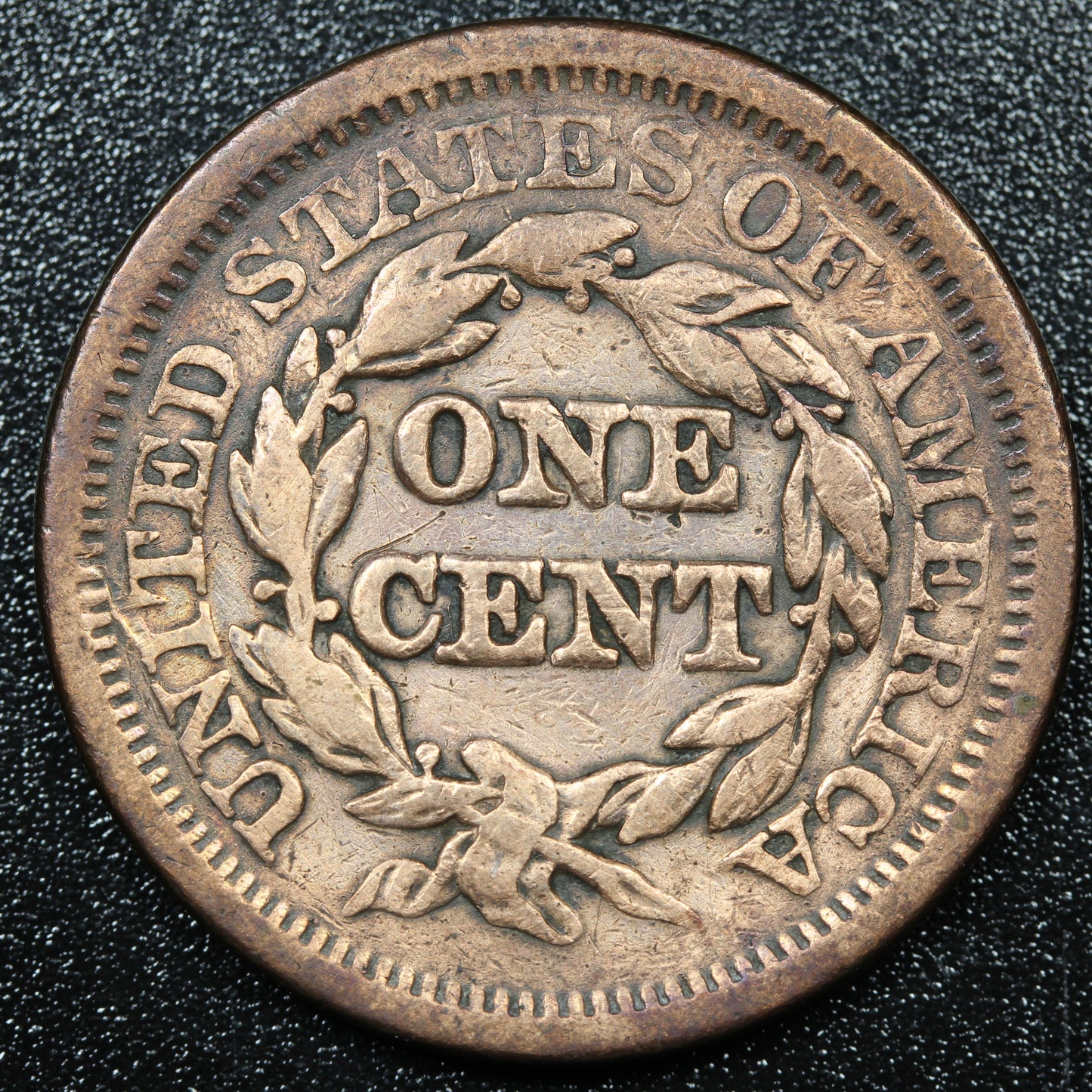 1848 Braided Hair Large Cent 1C Penny