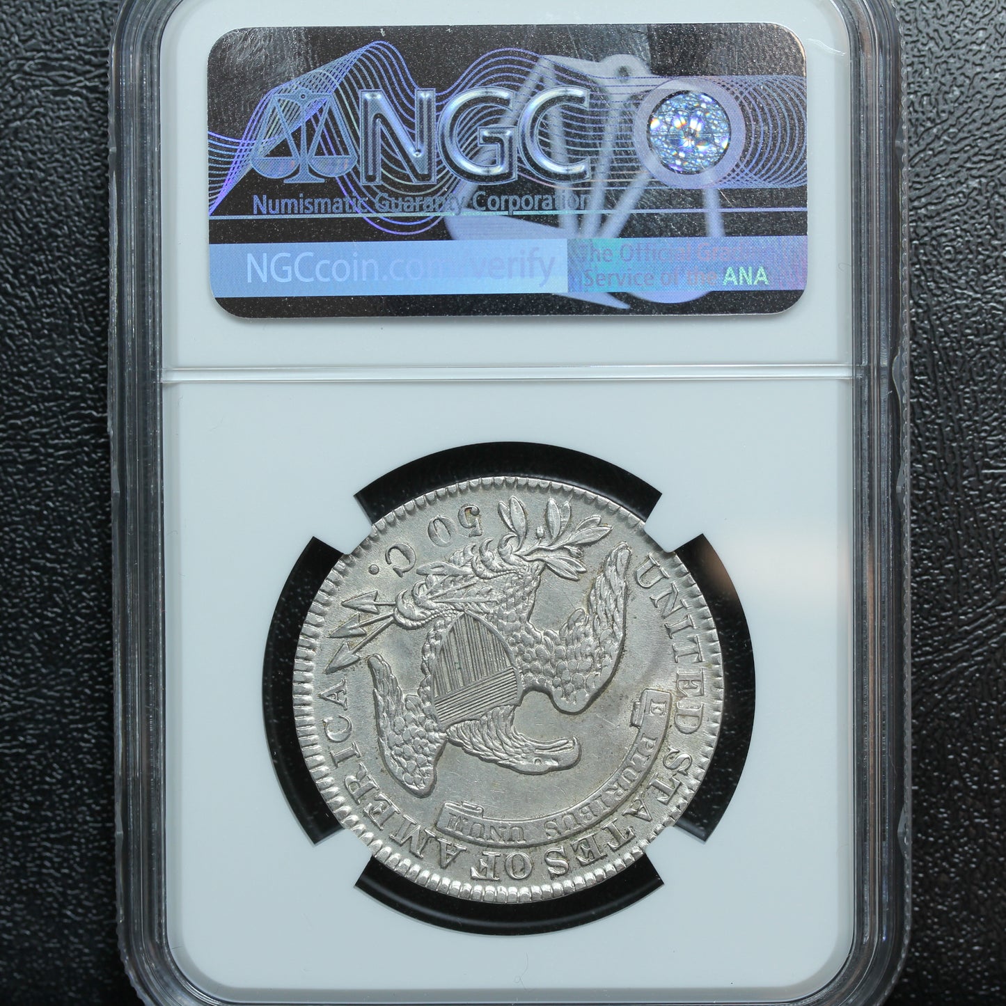1832 Capped Bust Silver Half Dollar 50c NGC AU Details