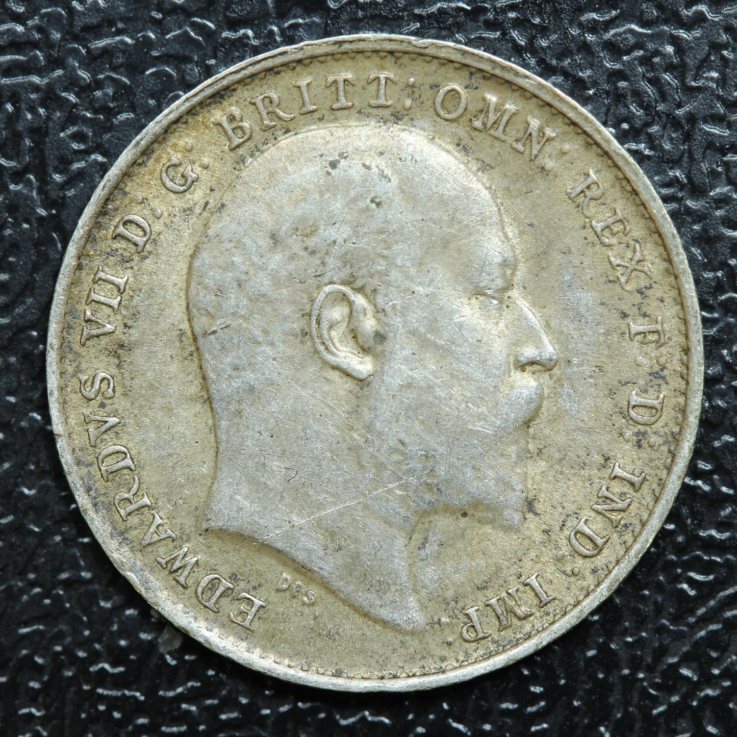 1909 Great Britain 3 Pence Threepence Silver Coin - KM# 797.2