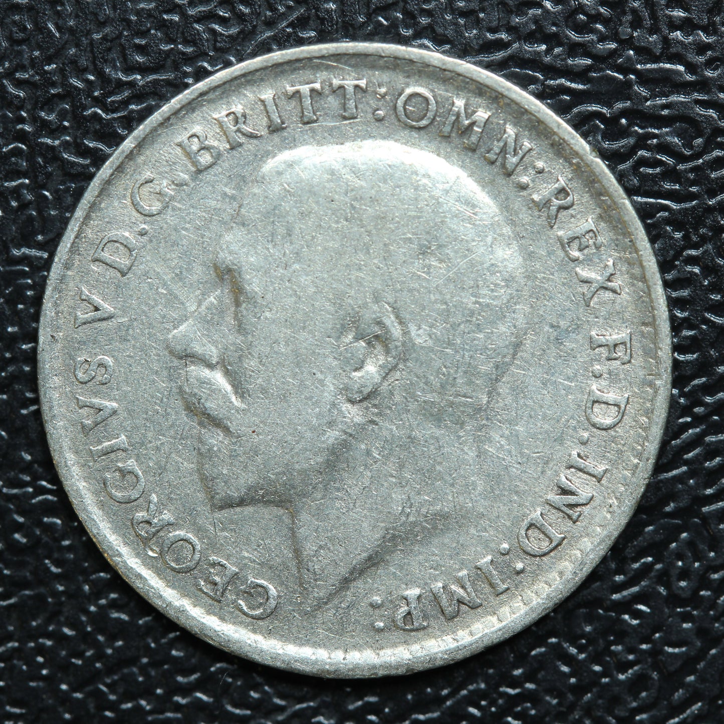 1919 Great Britain 3 Pence Threepence Silver Coin - KM# 813