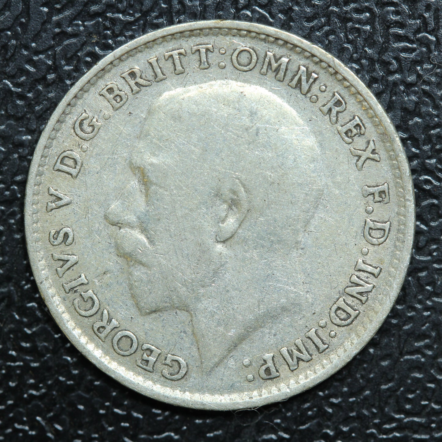 1916 Great Britain 3 Pence Threepence Silver Coin - KM# 813