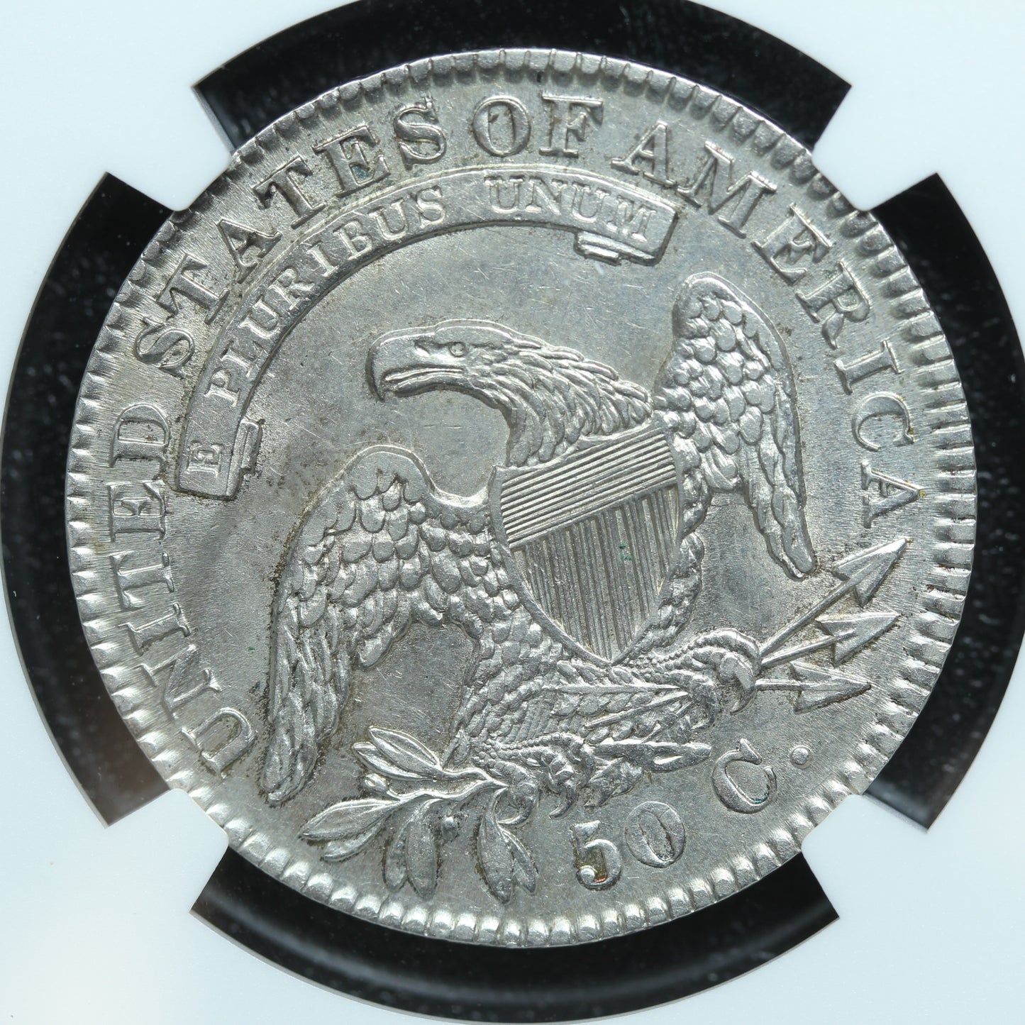 1832 Capped Bust Silver Half Dollar 50c NGC AU Details