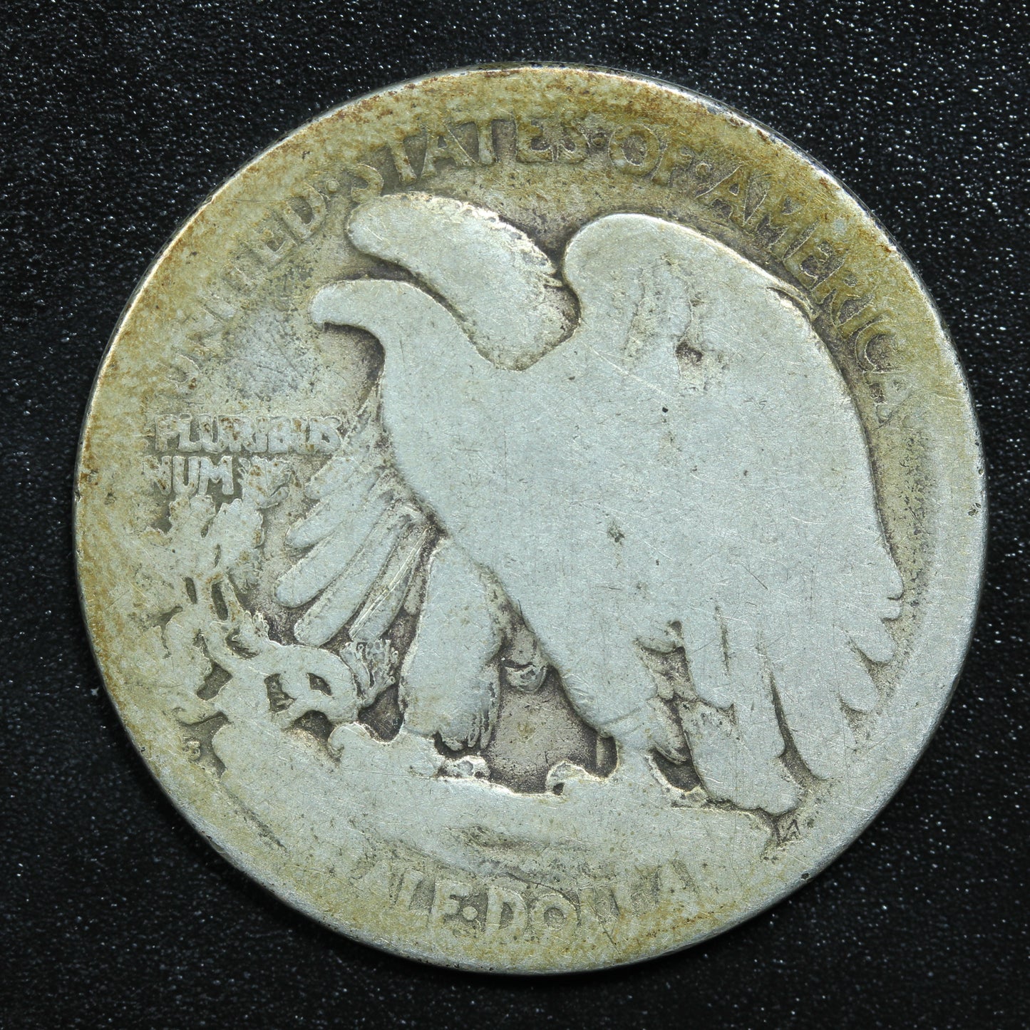 1921 S (San Francisco) Walking Liberty Silver Half Dollar 50c