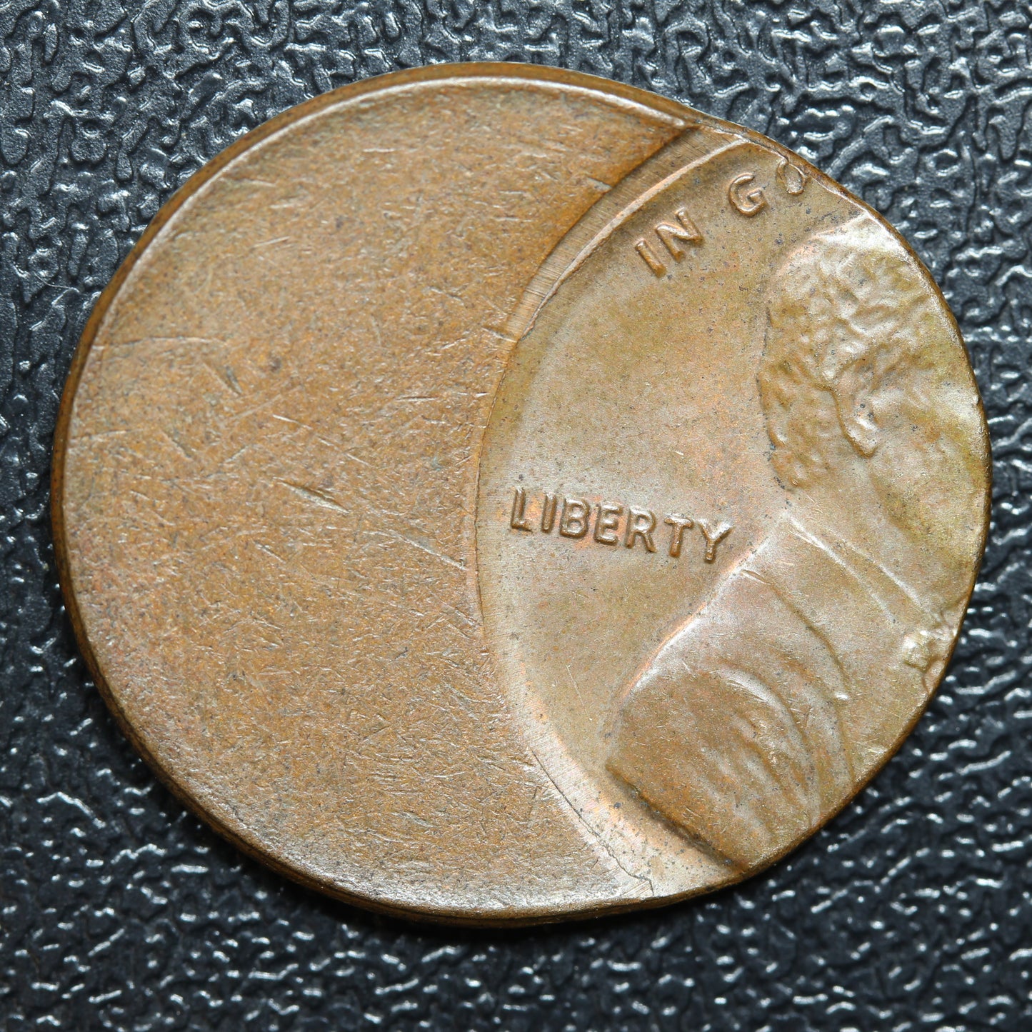 Lincoln Memorial Penny Major Offset Error No Date Copper