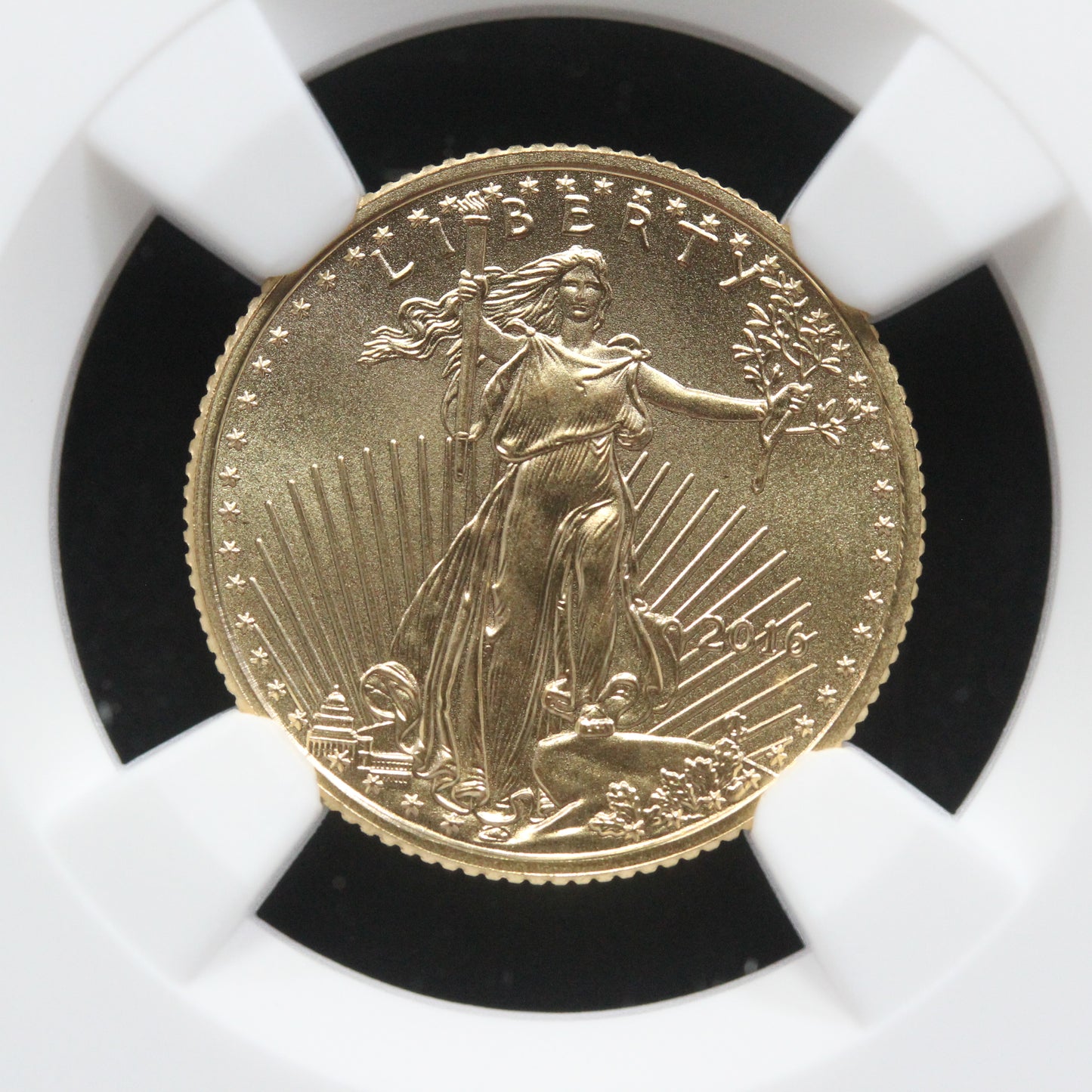 2016 1/10 oz Gold American Eagle NGC MS70 Early Releases G$5 30th Anni.