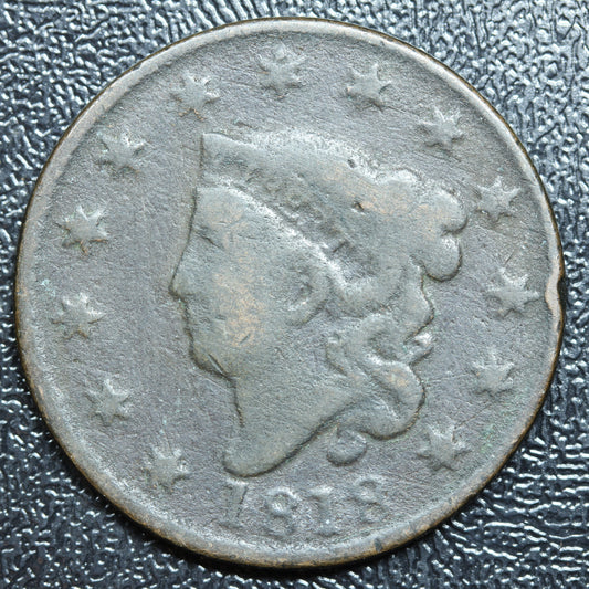 1818 Large Cent Penny 1C Liberty Head