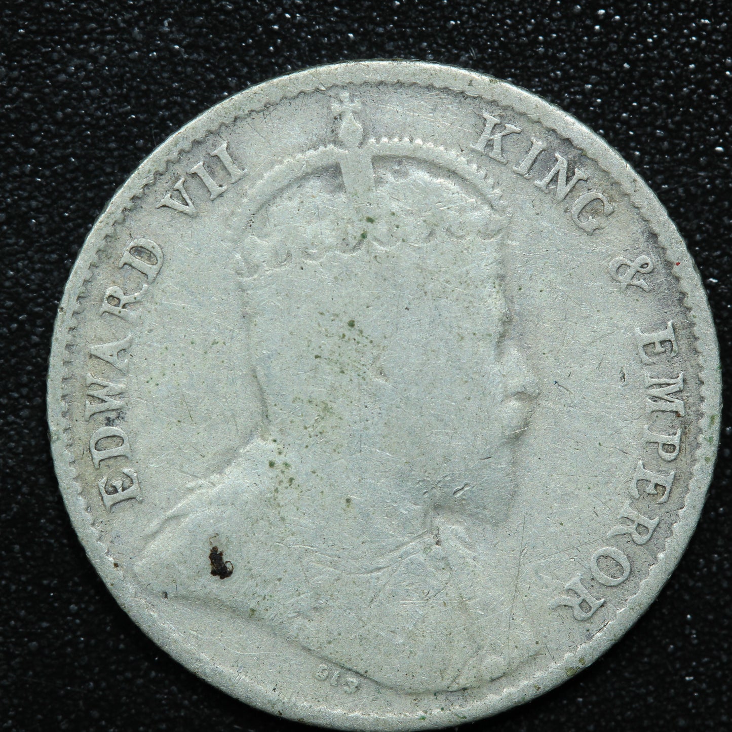 1905 Hong Kong 5 Cents Silver .800 Fine KM#12