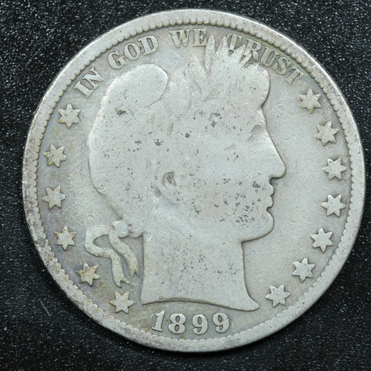 1899 Barber Silver Half Dollar - Philadelphia