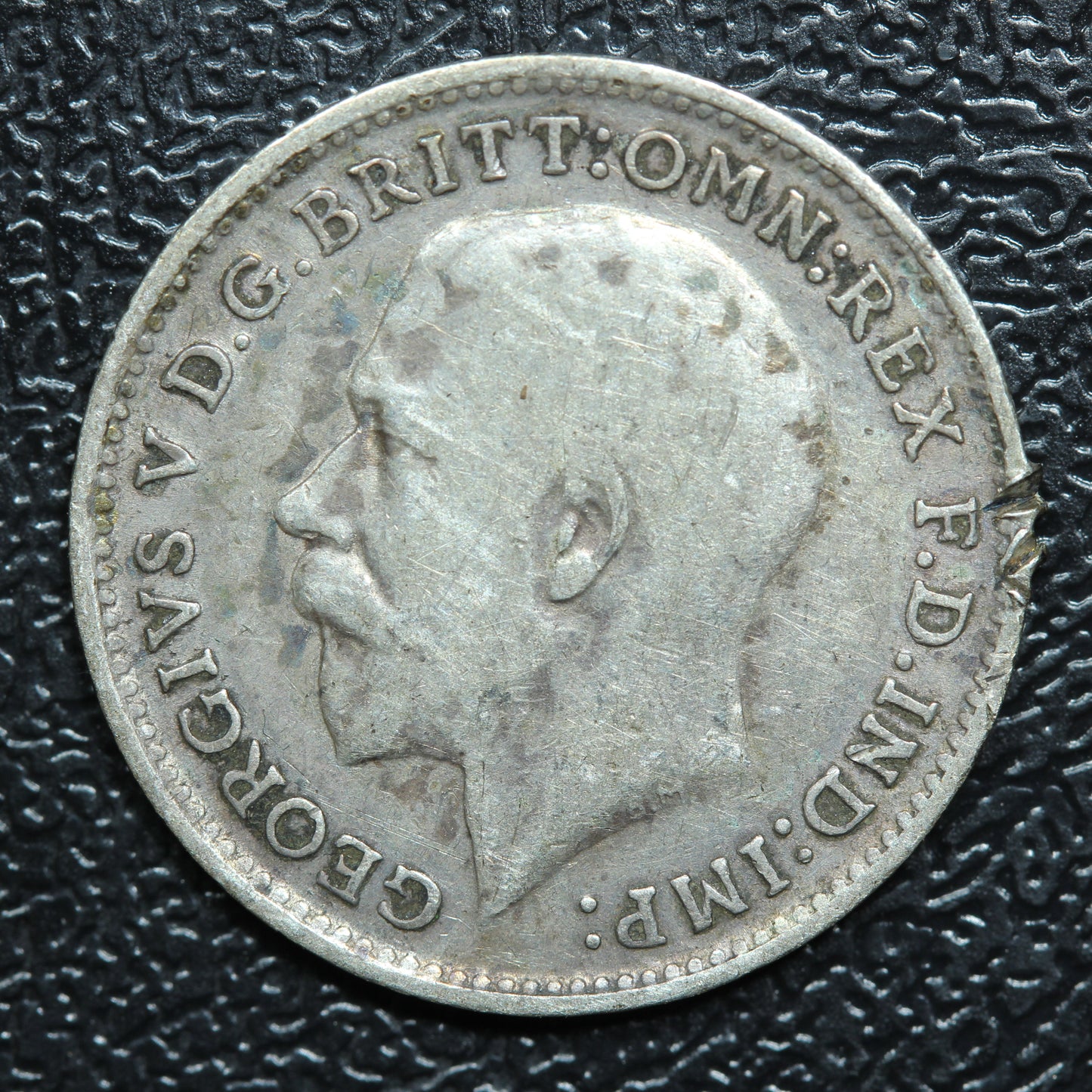 1914 Great Britain 3 Pence Threepence Silver Coin - KM# 813
