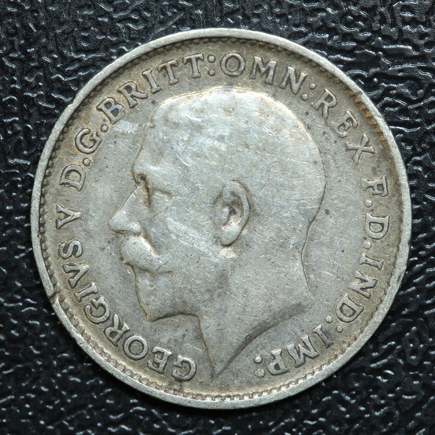 1912 Great Britain 3 Pence Threepence Silver Coin - KM# 813