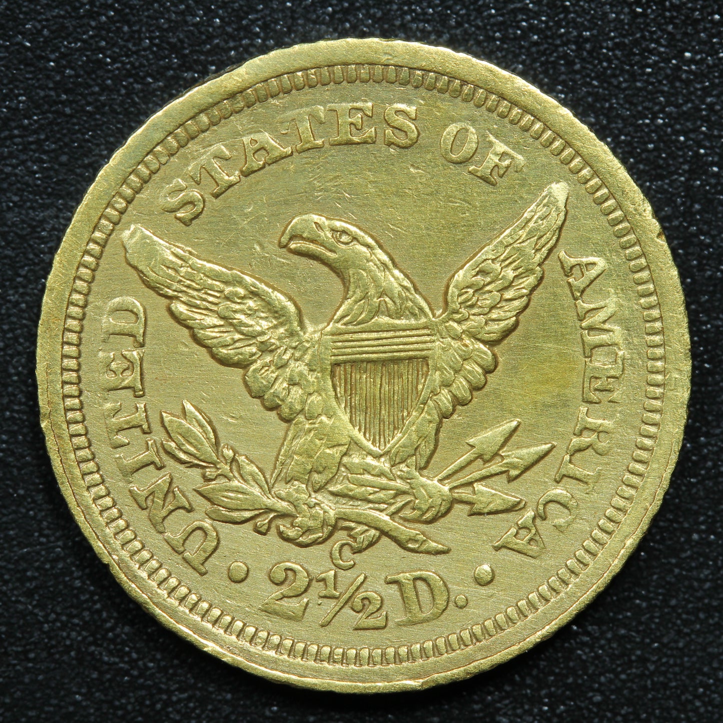 1840 C Liberty Head $2.50 Gold Quarter Eagle - Charlotte Mint Rare