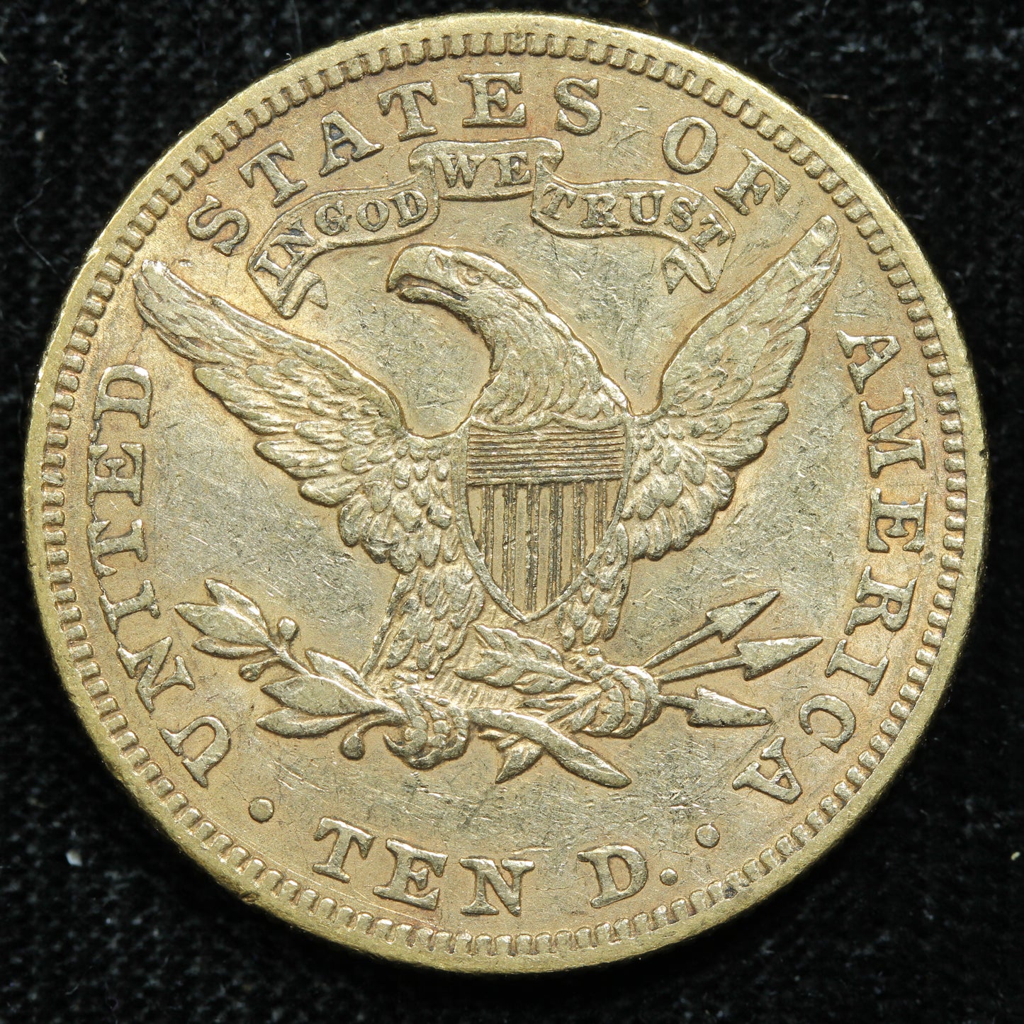 1897 (Philadelphia) $10 Liberty Head US Gold Eagle Coin (#2)