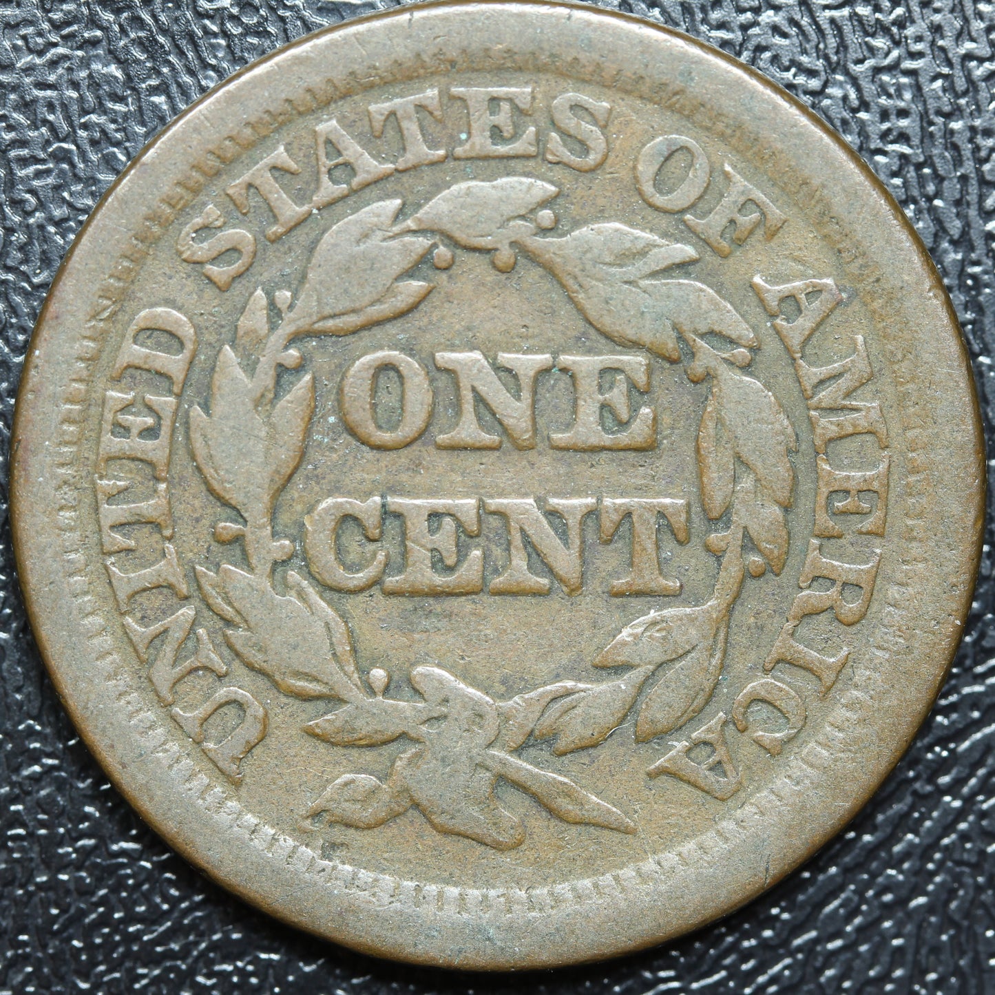 1849 Braided Hair Large Cent 1C Penny
