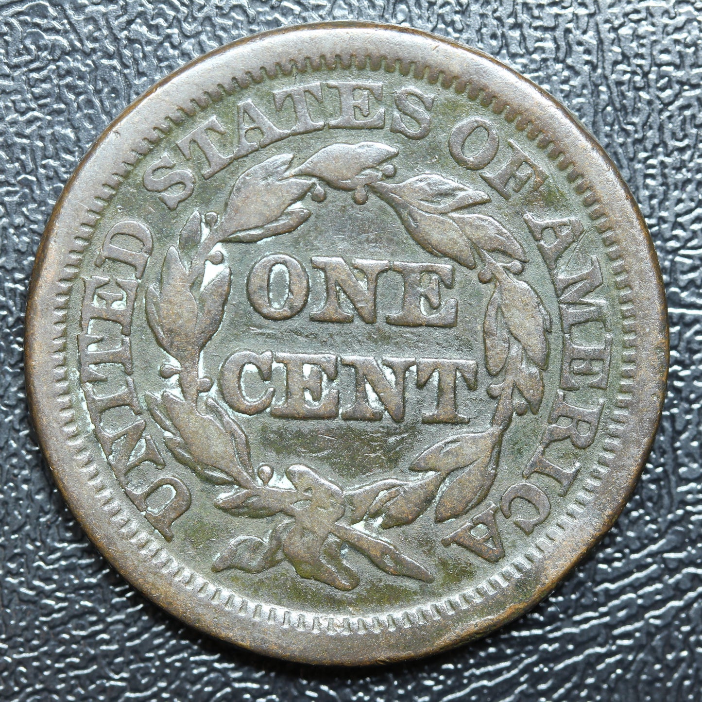 1846 Braided Hair Large Cent 1C Penny Small Date