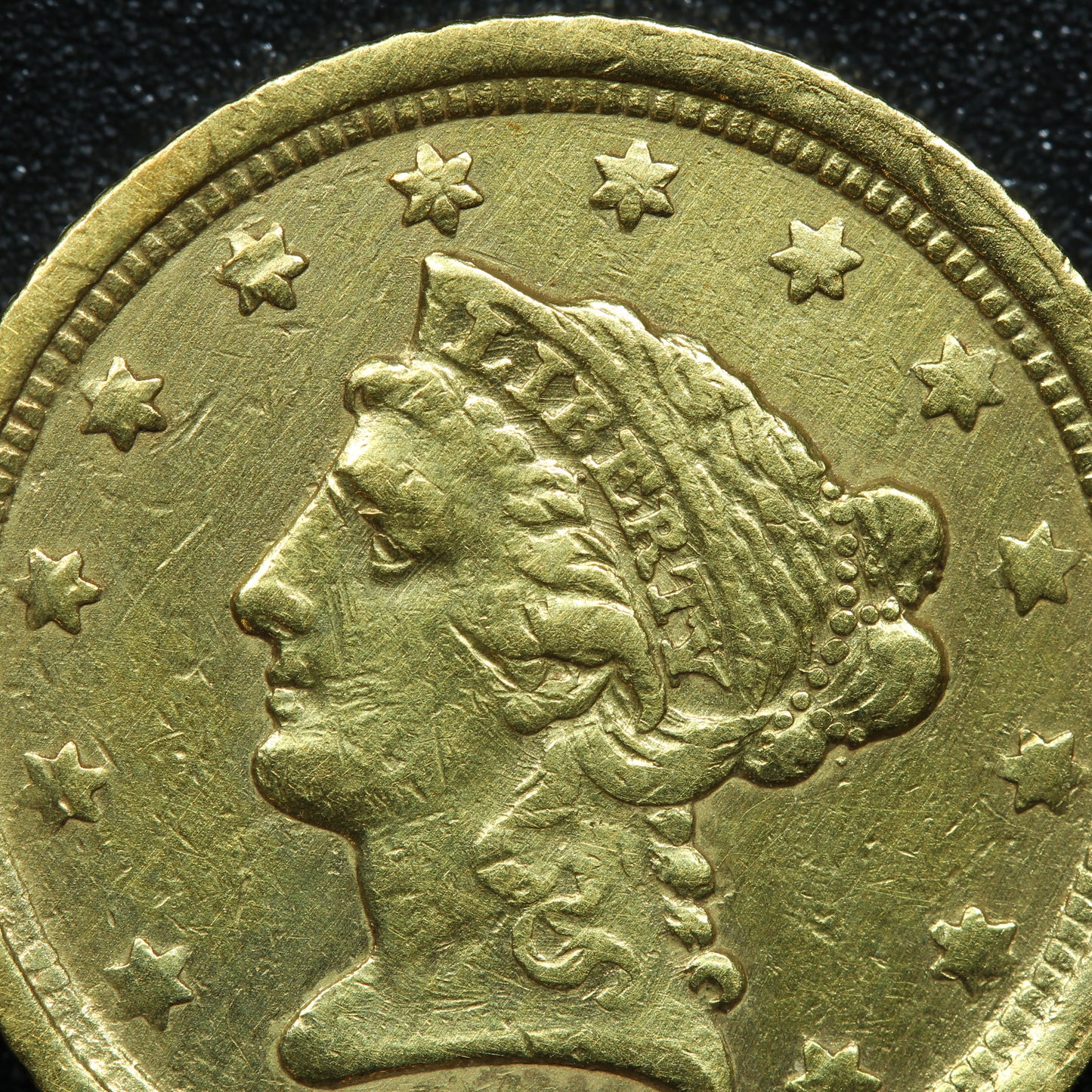 1840 C Liberty Head $2.50 Gold Quarter Eagle - Charlotte Mint Rare