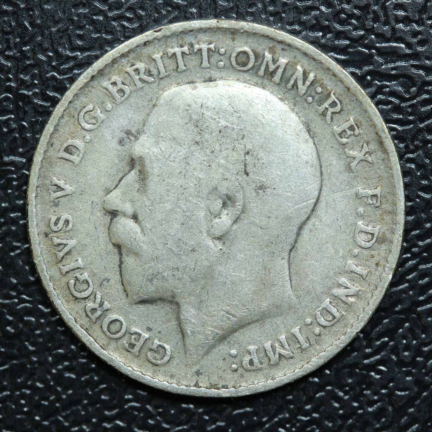 1911 Great Britain 3 Pence Threepence Silver Coin - KM# 813