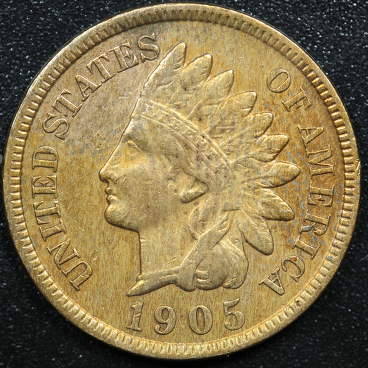 1905 Indian Head Penny Very Nice Color
