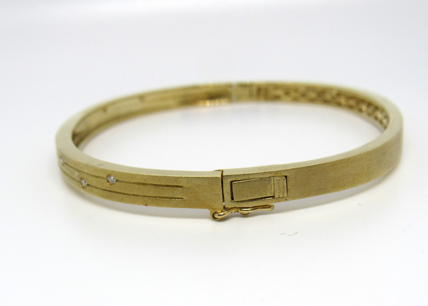 Sonia Bitton Galerie de Bijoux® 14K Gold 6.5" Diamond Bangle Bracelet