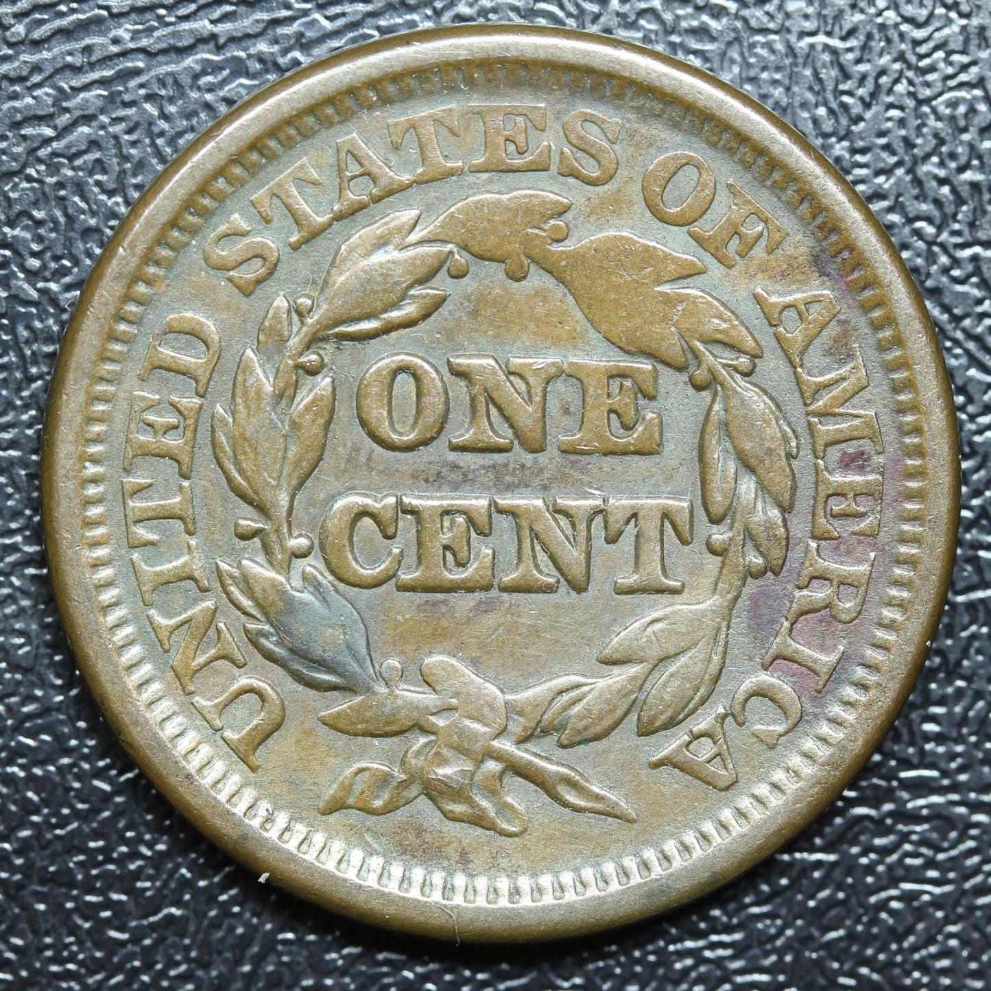 1846 Braided Hair Large Cent 1C Penny Small Date