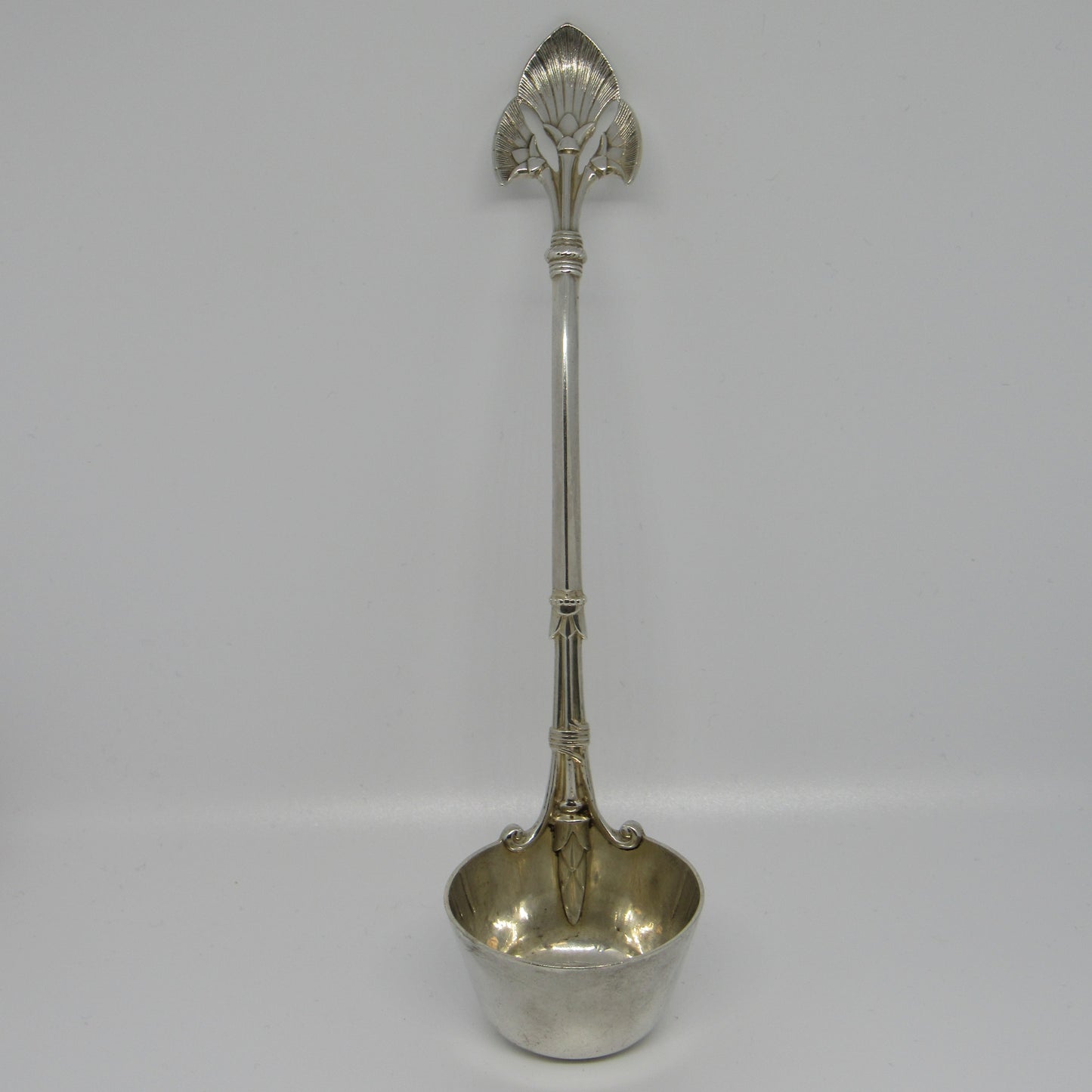 Gorham Lotus Sterling Silver Bucket Style Cream Ladle - Mono