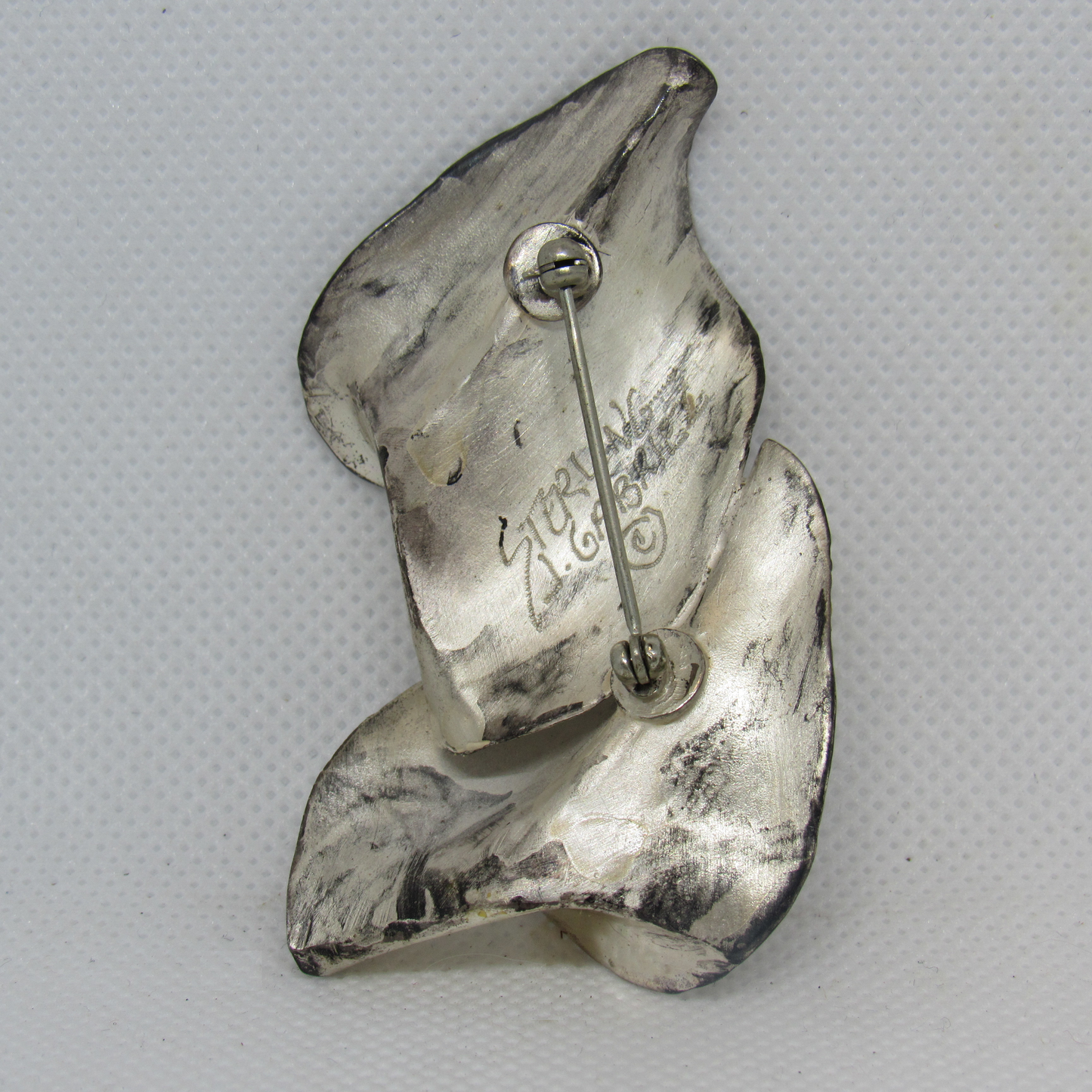 J. Gabriel Vintage Pin Brooch Wave Flower Design