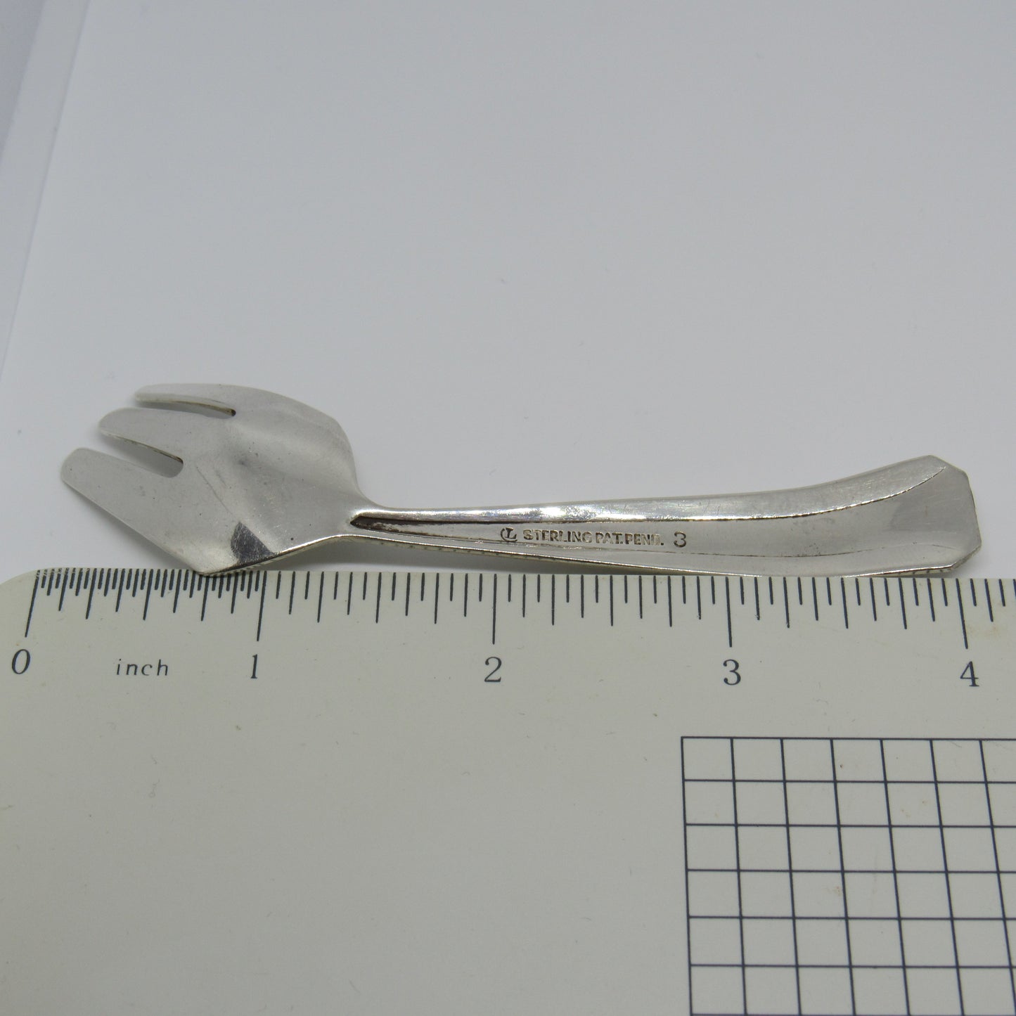 Lebkuecher & Co Sterling Silver Baby Fork - No Mono