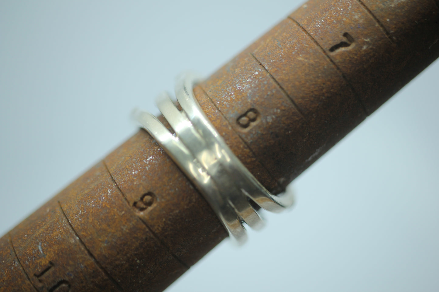 Sterling Silver & 14k Yellow Gold Labradorite? Ring - Size 8.25