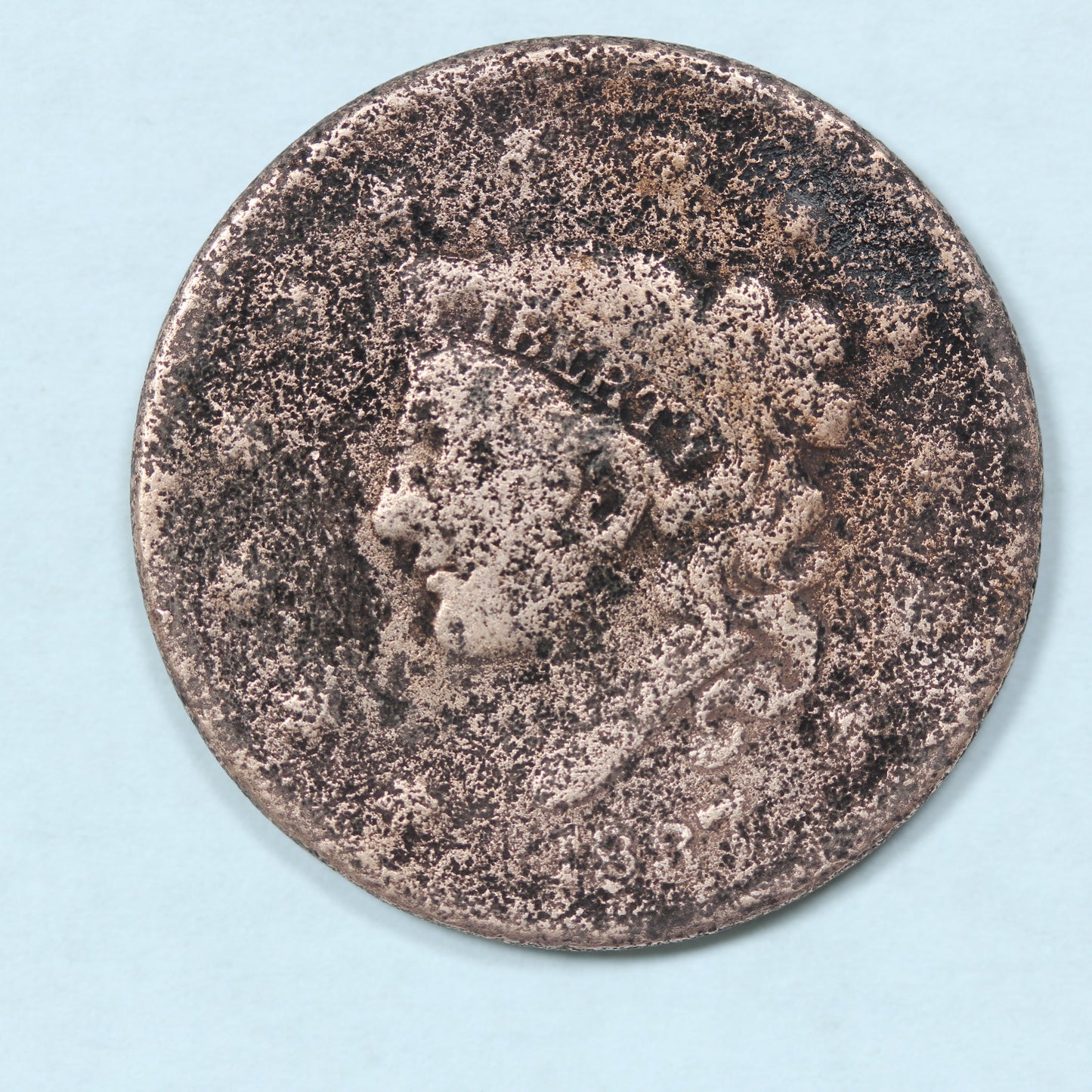 1837 Large Cent Coronet Head 1C