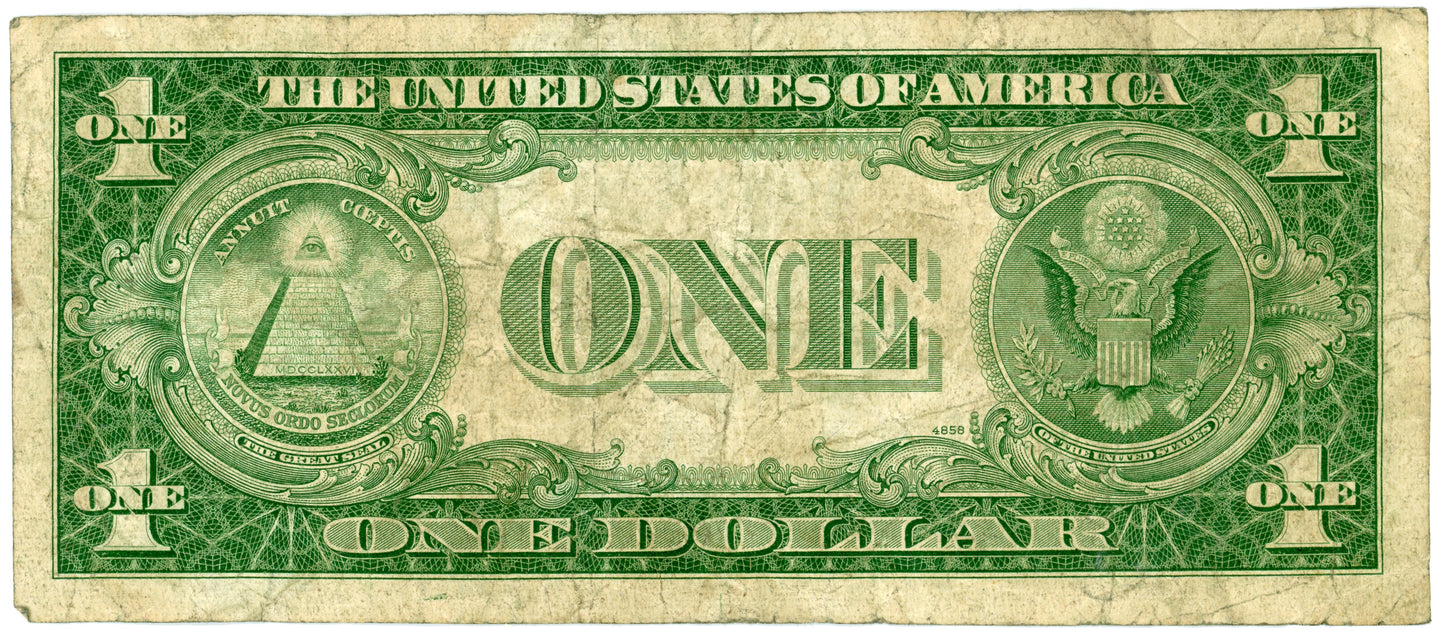 1935 D $1 Silver Certificate Clark Snyder F-1613W V62086938F